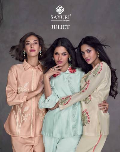 Juliet By Syuri Designer Pure Silk Co ords Set Collection
